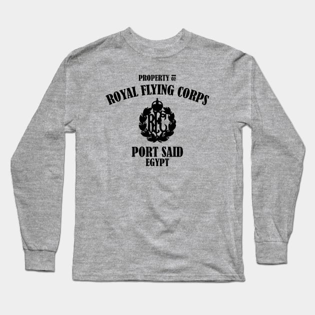 WW1 Royal Flying Corps Egypt (subdued) Long Sleeve T-Shirt by TCP
